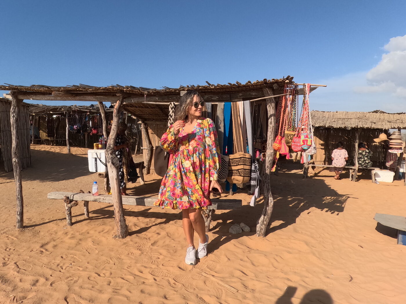 Ranchería Wayuu en el desierto